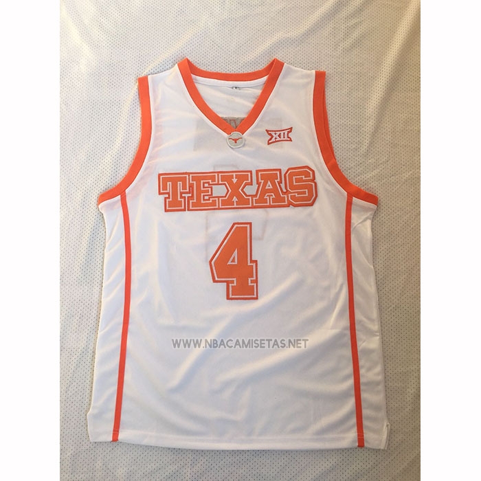 Camiseta NCAA Texas Bamba Blanco